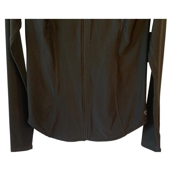 BETSEY JOHNSON Performance Black Full-Zip Mesh Back Activewear Jacket NWT XS - Picture 6 of 9